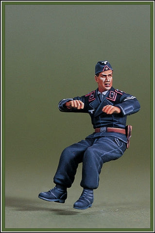 German Panzer soldier on board left side 1939/42
