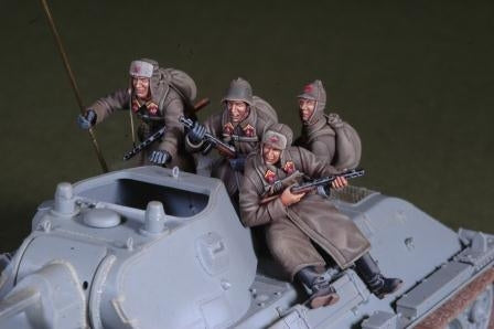 Russian Tank riders Winter 1942