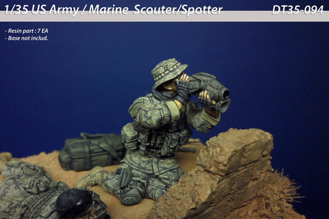 Moderner US Army-Marine Scouter-Spotter