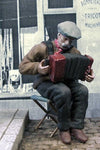 Civilian with accordeon and chair