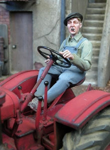 Man driving a Tractor