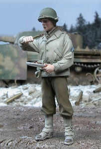 US GI beim verpflegen Ardennen 1944-45