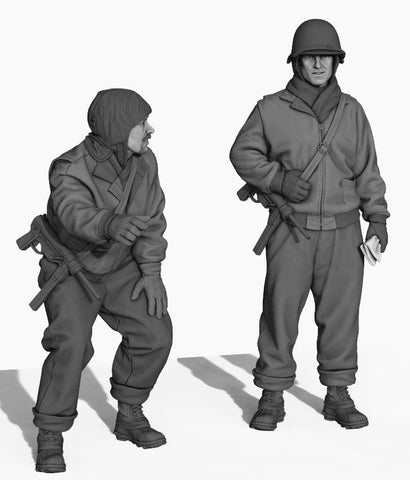 US Army Panzersoldaten Set Ardennen WWII
