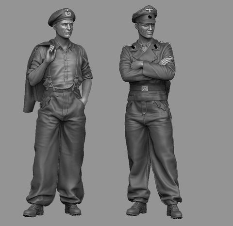 German Tank officers Set WWII