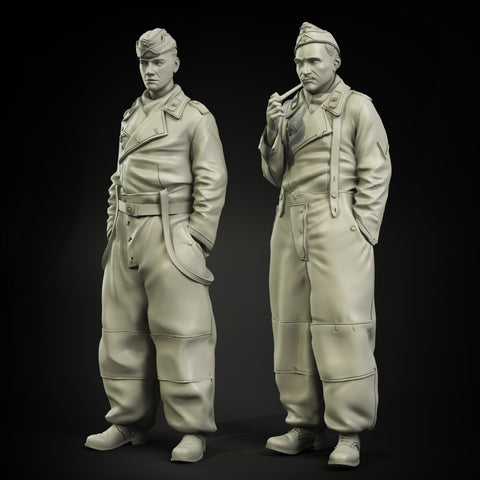 Deutsche Panzersoldaten in Winterhosen Set