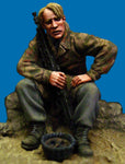 Deutscher Fallschirmjäger mit MG & Base
