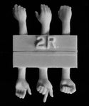 3 different hand pairs for 1/35 scale figures