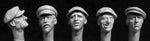 5 heads, rural civilians set 1 WW2 period
