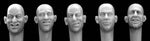 5 verschiedene Köpfe mit lächelnden Gesichtern