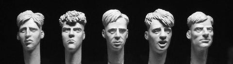 5 heads 1940/50s "short back and sides"