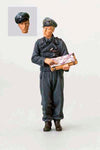 German Panzer Officer with tactical map