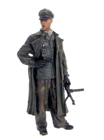German WSS officer with overcoat 1944