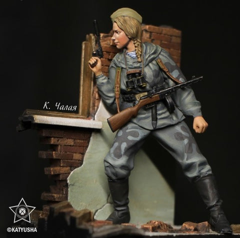 Russische Aufklärerin Stalingrad 1942