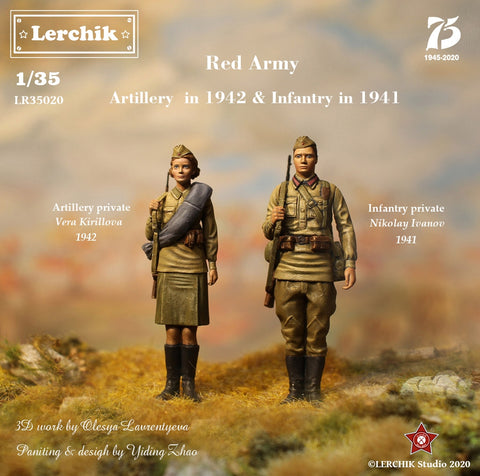 Russian Artillery und Infantry 1940-42