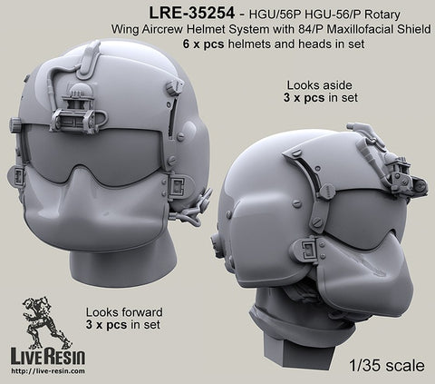 HGU/56P HGU-56/P Rotary Wing Aircrew Helmet System with 84/P Maxillofacial Shield