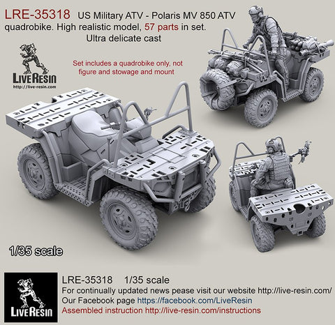 US Military ATV Polaris MV 850 ATV Quadrobike