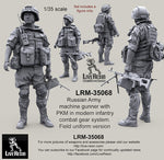 Russian Army machine gunner with PKM in modern Gear #2