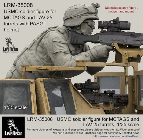 USMC Soldier for MCTAGS & LAV-25 Turrets with PASGT Helmet