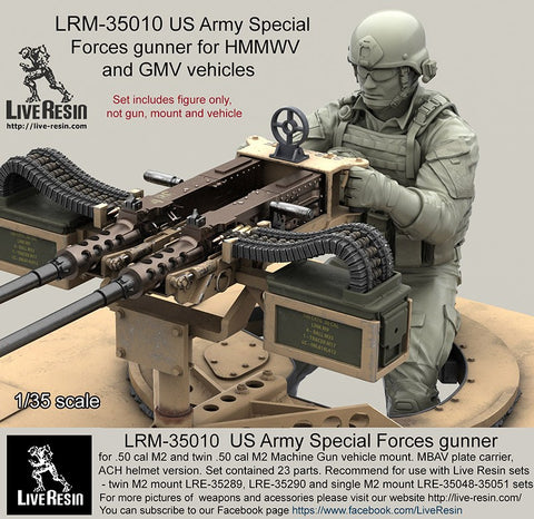 US Army Special Forces Gunner für HMMWV & GMV Fahrzeug #1