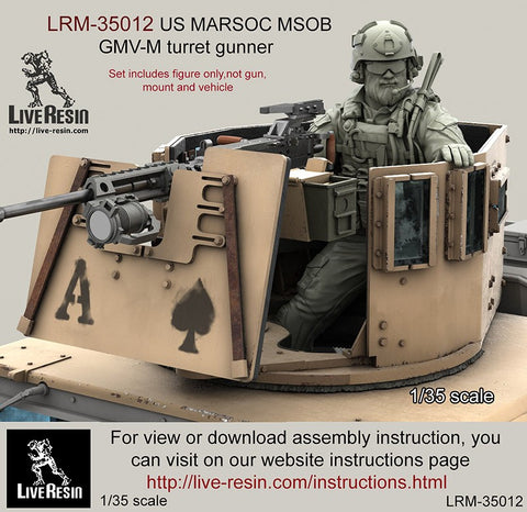 US MARSOC MSOB GMV-M Turm-Schütze #1