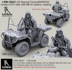 US Special Forces/MARSOC ATV Driver with Mk18 carbine, seating