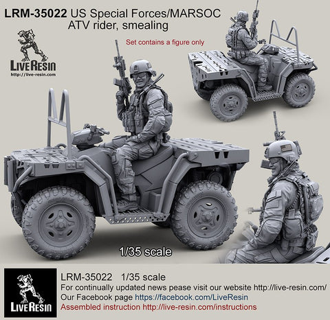 US Special Forces/MARSOC ATV Driver smealing