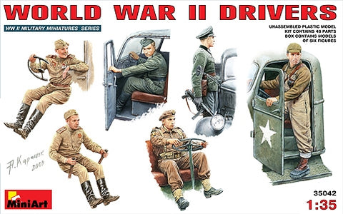Verschiedene Kraftfahrer WW II