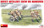 Russian Artillery Crew on Maneuver WWII