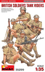 British soldiers Tank Riders WWII