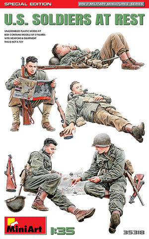 US Soldiers at rest WWII