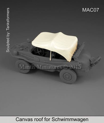 Klapp-Verdeck für Schwimmwagen