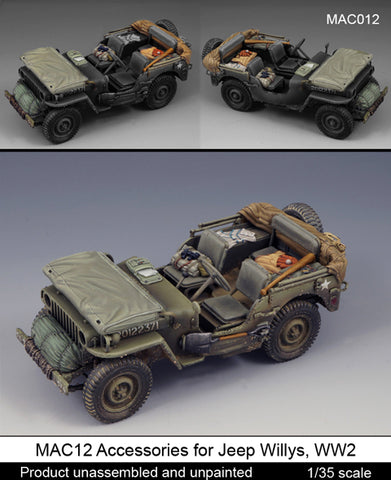 Zubehörteile für Willys Jeep WWII