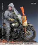 US WW2 Motorcycle WLA Rider (for Miniart kit of Harley Davidson No. 35080 )