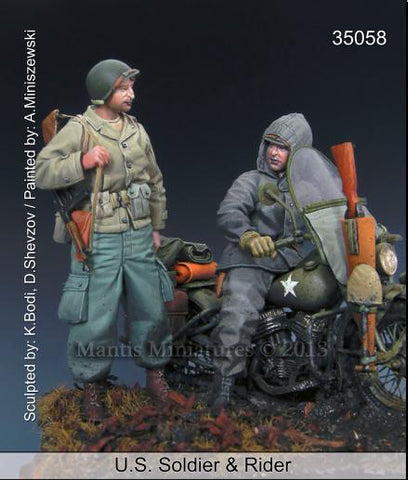 US Soldier & Rider Set WWII