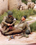 U.S. Sanitäter mit verwundetem Kameraden 30.Infantriedivision 1944