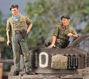 2 britische Panzersoldaten Juli 1944