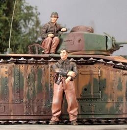 Französische Panzersoldaten für B1 bis 1940