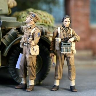 Offizier & Funker der 15ten schottischen Div. 1944