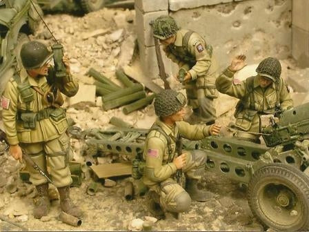 U S Airborne Haubitzenbesatzung 1944