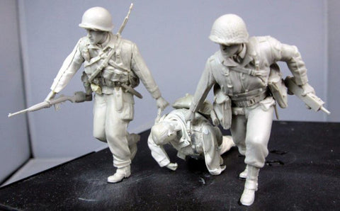US Rettungsteam 30th ID Normandie 1944