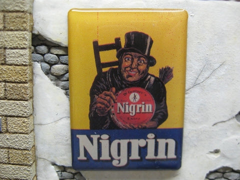Emaille Schild NIGRIN