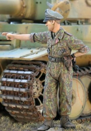 German Waffen SS tank officer Kursk