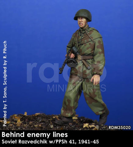 Russian Razvedchik with PPSh 41, 1941-45