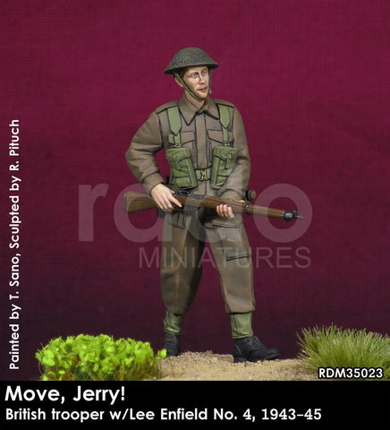 British Trooper with Lee-Enfield No.4, 1944-45