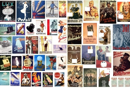 Mixed german propaganda & commercial posters 1939-45