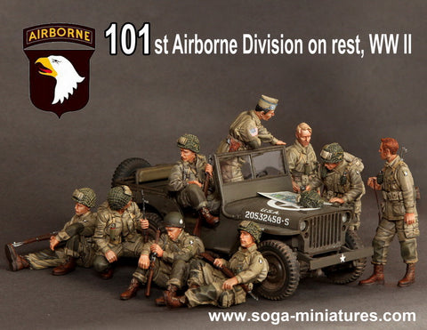US 101st Airborne Div. at rest 1944