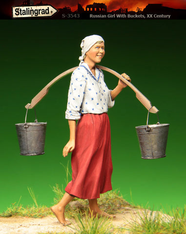 Russian Girl with Buckets XX Century