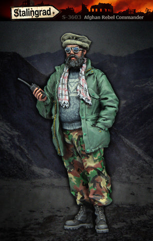 Afghanischer Rebellen Kommandant