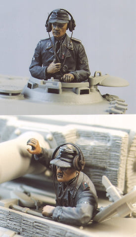 German tank crew in summer uniform summer 1940-45