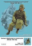 German Infantryman on Motorcycle Winter 1941-44